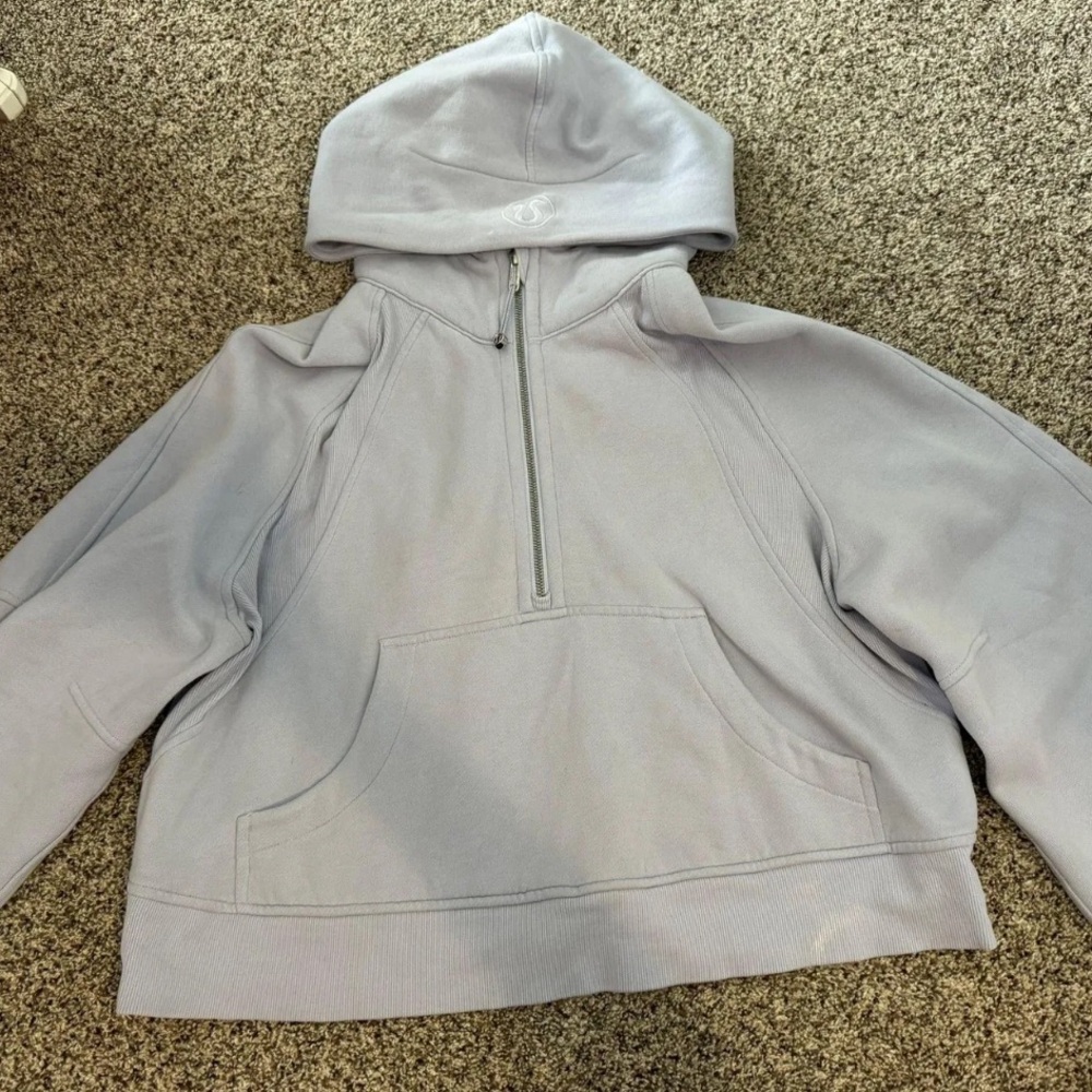 lululemon athletica Light Purple V-Neck Sweater